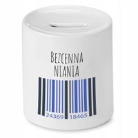 Dla Niani Opiekunki Prezent Skarbonka Bezcenna Z Nadrukiem Ze Zdjęciem