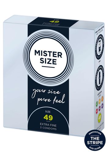 Mister Size 49Mm Condoms 3Pcs Natural na Arena.pl