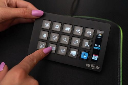 Panel MAD DOG Stream Deck GK150K Czarny na Arena.pl