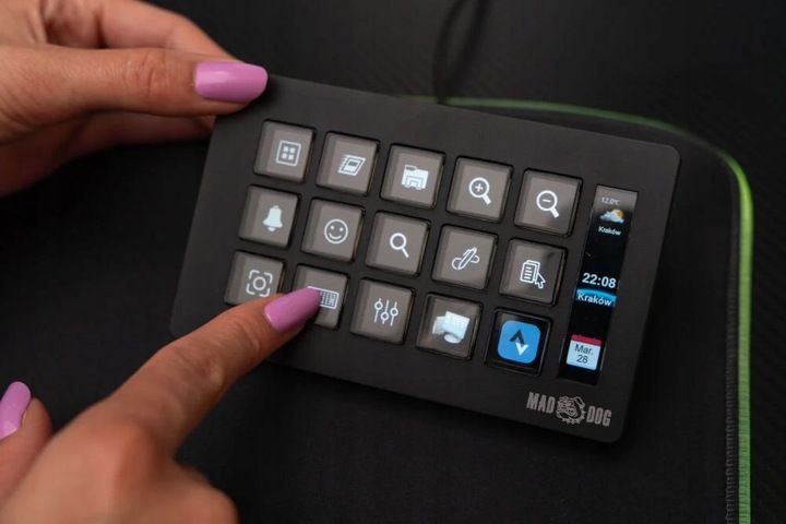 Panel MAD DOG Stream Deck GK150K Czarny zdjęcie 3