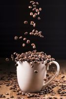 FOTOTAPETA kuchenna KAWA ZIARNA FILIŻANKA 200x130