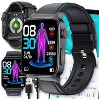 SMARTWATCH ZEGAREK MENU WODOODPORNY PULS SPORT E500