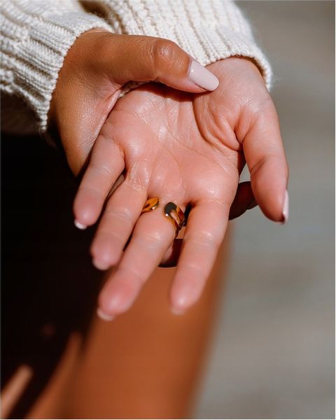 Pierścionek damski REGULOWANY PANCERKA szeroki zdjęcie 9