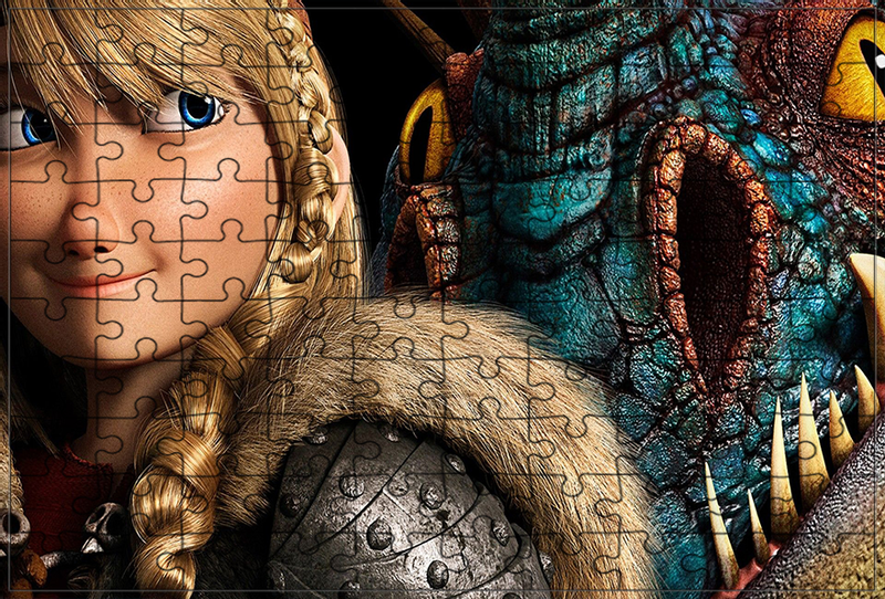 Puzzle Jak Wytresować Smoka zdjęcie 1