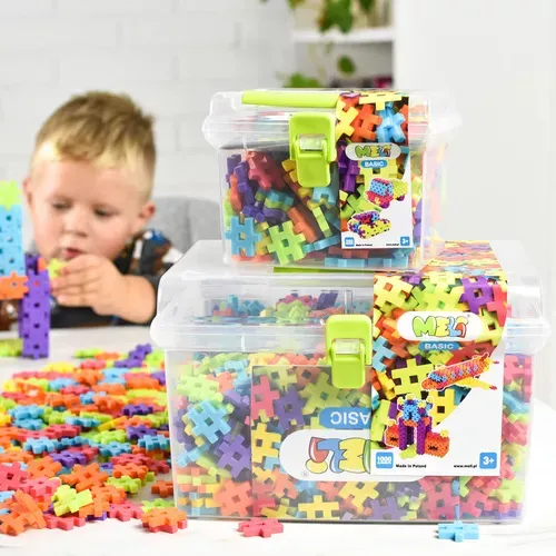 klocki konstrukcyjne Meli Basic Travel Box 250 szt. zdjęcie 10