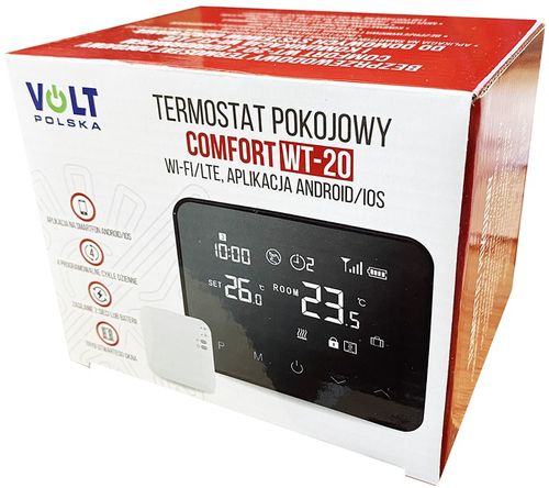 termostat Sterownik Volt WT-20 programator pieca ogrzewania zasilacz WIFI na Arena.pl