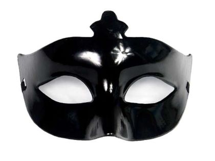 Maska karnawałowa, czarna