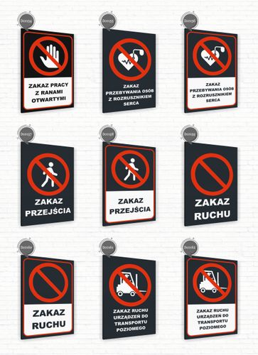 Tabliczka znak informacyjny 20x15 Antracyt ZAKAZ POŁOWU RYB Nierdzewna na Arena.pl