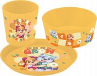 Zestaw naczyń dziecięcych Psi patrol Organic Yellow Koziol K8312737
