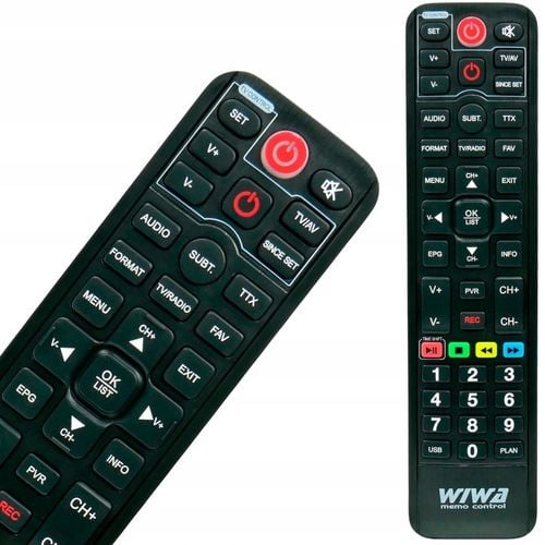 Oryginalny PILOT MEMO do tunera dvb-t2 WIWA h265 lite mini maxx MINI na Arena.pl