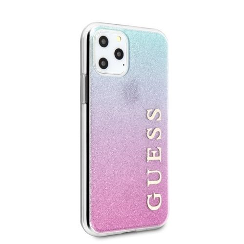 Guess GUHCN58PCUGLPBL iPhone 11 Pro różowo-niebieski/pink blue hard case na Arena.pl