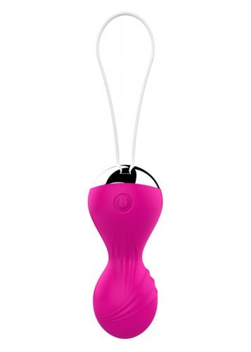 kulki vibrating silicone kegel balls usb 10 function / remote control  pink na Arena.pl