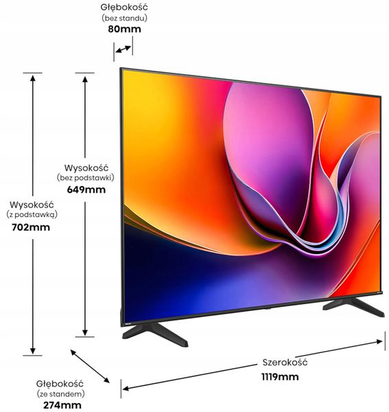 Telewizor HISENSE 55A6Q zdjęcie 1