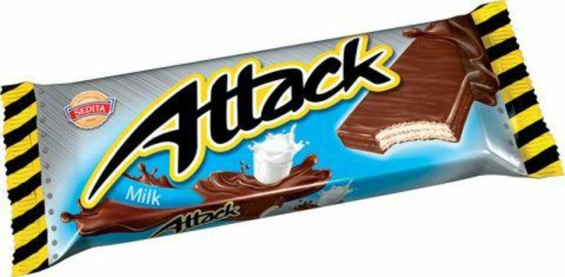 IDC Attack Wafel Mleczny 30g zdjęcie 1