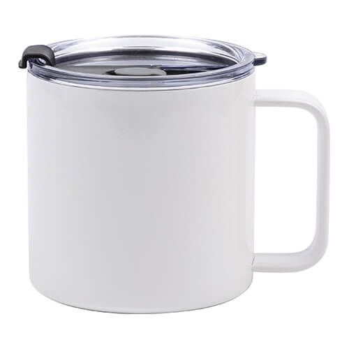 Kubek do kawy 420 ml do sublimacji - biały zdjęcie 1