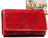 portfel damski skórzany r-n19-zpt-7286 red