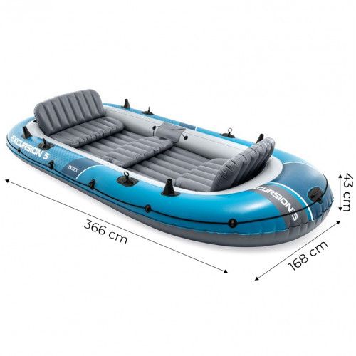 PONTON DMUCHANY INTEX EXCURSION 5 OSÓB 600 KG na Arena.pl