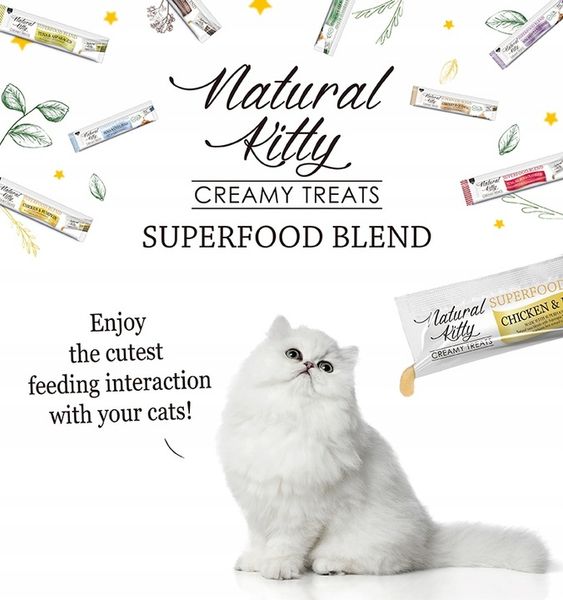 Natural Kitty Premium Tuńczyk, łosoś & borówka x 12 zdjęcie 8