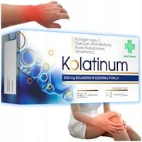 KOLATINUM KOLAGEN TYP II na STAWY KWAS HIALURONOWY CHONDROITYNA 60 kapsułek