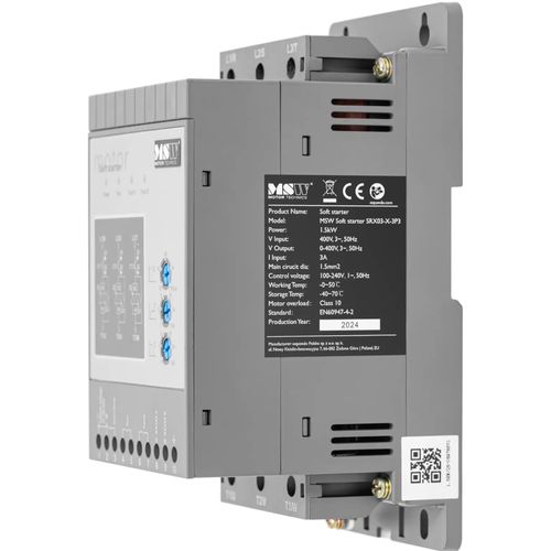 Soft starter do łagodnego rozruchu silników 3 A 1.5 kW 400 / 100-240 V na Arena.pl