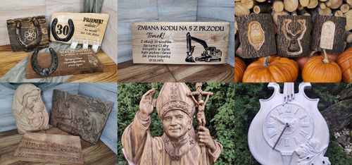 Ikona Obraz Płaskorzeźba Święta Rodzina II w ramie prezent ślub 25 cm na Arena.pl