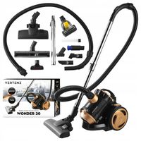 Odkurzacz Bezworkowy CYKLONOWY domowy MOCNY CICHY 4000W HEPA TURBOSZCZOTKA