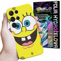 ETUI CASE DO SAMSUNG S22 ULTRA - SPONGEBOB BAJKI GRY WYBÓR PLECKI + FOLIA