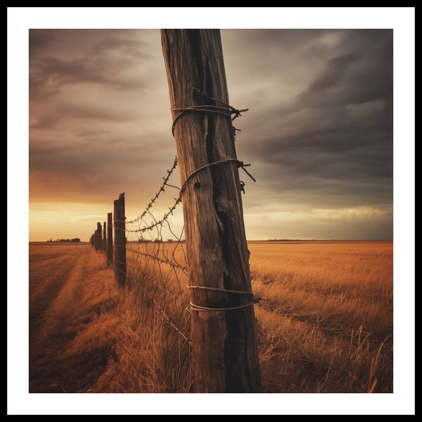 Plakat 50x50cm Zachód na Pograniczu zdjęcie 3