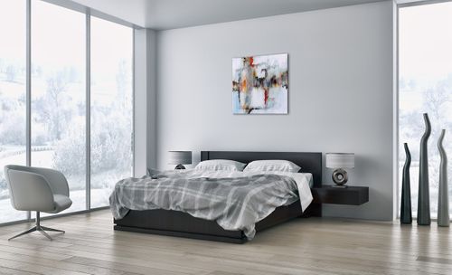 Obraz Na Płótnie - Zamazane Postaci  - 70X70 Cm - Ac70X70-3676 na Arena.pl