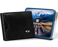 portfel męski ze skóry naturalnej carbon - peterson