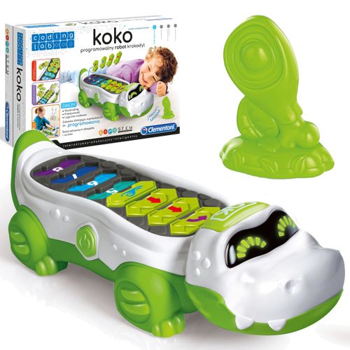 Clementoni Koko programowalny robot Krokodyl - Krokodyl na Arena.pl