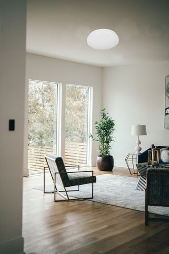 Panel LED plafon 32W natynkowy sufitowy okrągły z czujnik ruchu 37,5cm na Arena.pl