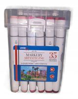 Markery Mazaki Dwustronne Artystyczne LOOZZ ST Majewski 36szt na bazie wody