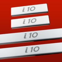 Listwa progowa HYUNDAI I10 MK2 Stal nierdzewna 304 połysk 4szt