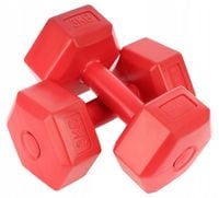 Hantle Hantelki 2 x 3 kg Ciężarki Kompozytowe Fitnes Zestaw Hantli 6 kg