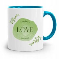 Kubek Błękitny Dla Mamy A Mothers Love Is Eternal Z Nadrukiem Ze Zdjęciem