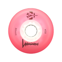 Kółka świecące do rolek Luminous Led 80mm/85A Pink 4 sztuki