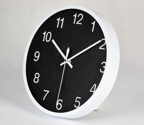 ZEGAR ŚCIENNY 30 cm BIAŁY CZARNY (T60) na Arena.pl