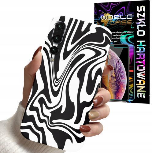 ETUI DO HUAWEI P20 PRO - ABSTRAKCJA ZEBRA MODNE WZORY DLA KOBIET +SZKŁO na Arena.pl
