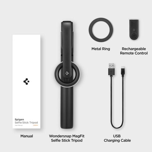 spigen s580w magsafe bluetooth selfie stick long tripod black na Arena.pl