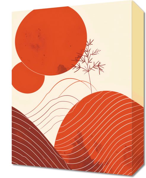 Obraz 30x40cm Ciepło Czerwieni zdjęcie 1