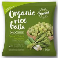 Biopont Chrupki Ryżowe Ze Szpinakiem i Porem Bezglutenowe BIO 75 g
