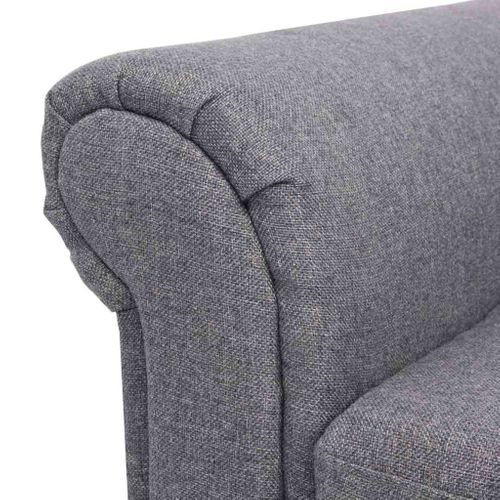 VidaXL Sofa z szarego materiału na Arena.pl