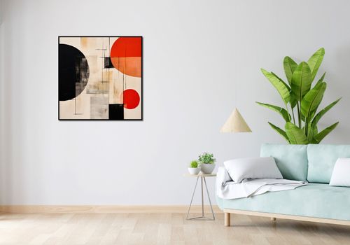 Plakat 80x80cm Abstrakcyjna Symetria na Arena.pl