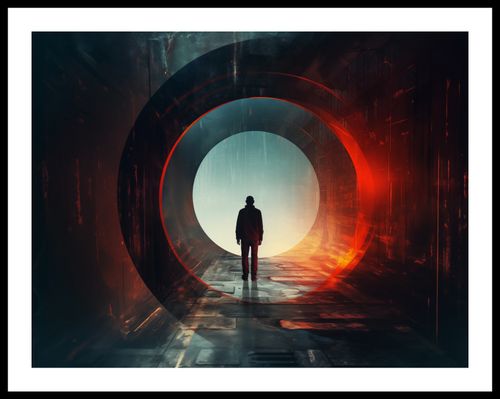 Plakat 65x50cm Portal do Świata na Arena.pl