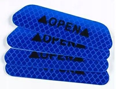 4 szt kpl odblask bezpieczeństwo ostrzegawczy OPEN zdjęcie 1