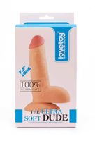 Dildo Cyberskóra Z Przyssawką The Ultra Soft Dude 18 Cm Lovetoy