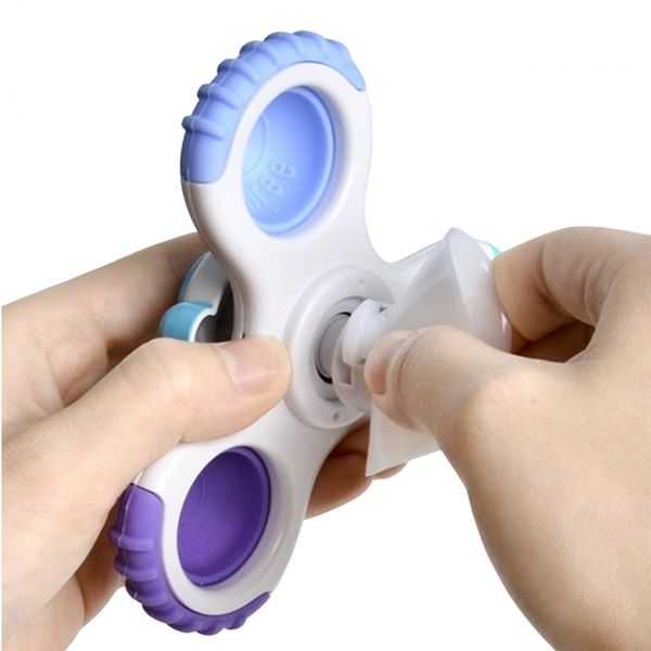 WOOPIE BABY Spinner Zabawka Sensoryczna Rakieta Kosmita Ufo 3 szt. zdjęcie 17