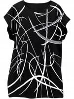 Kobieca dłuższa bluzka z bawełny Plus Size XXL 2XL 44