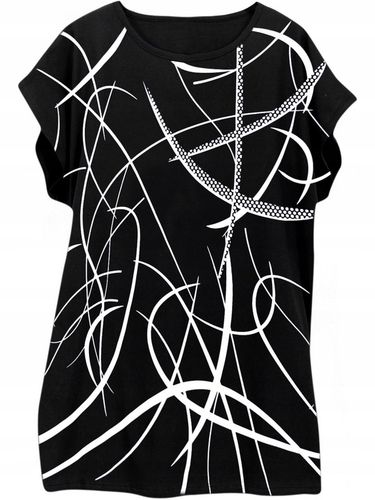 Kobieca dłuższa bluzka z bawełny Plus Size XXL 2XL 44 na Arena.pl